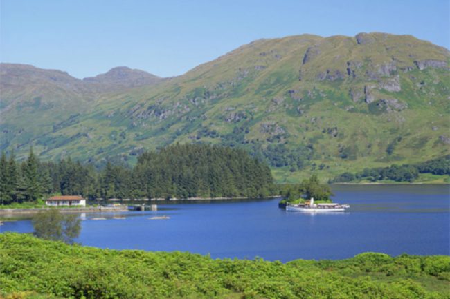 Zoom Motohome Hire - SS Sir Walter Scott, Loch Katrine, Trossachs