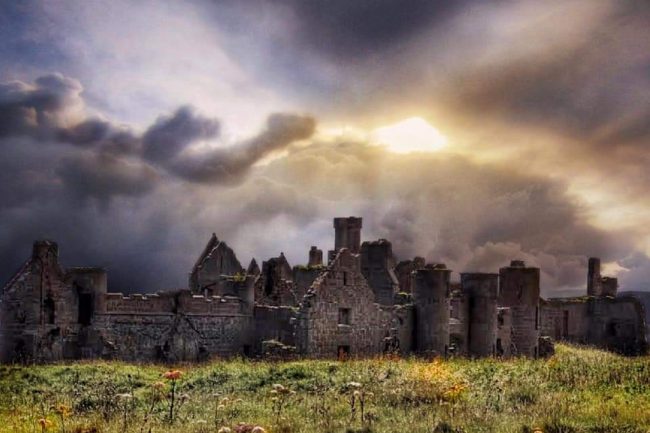 Slain's-Castle-Motorhome-Hire Scotland