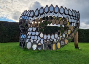Art installation at Yorkshire Sculpture park