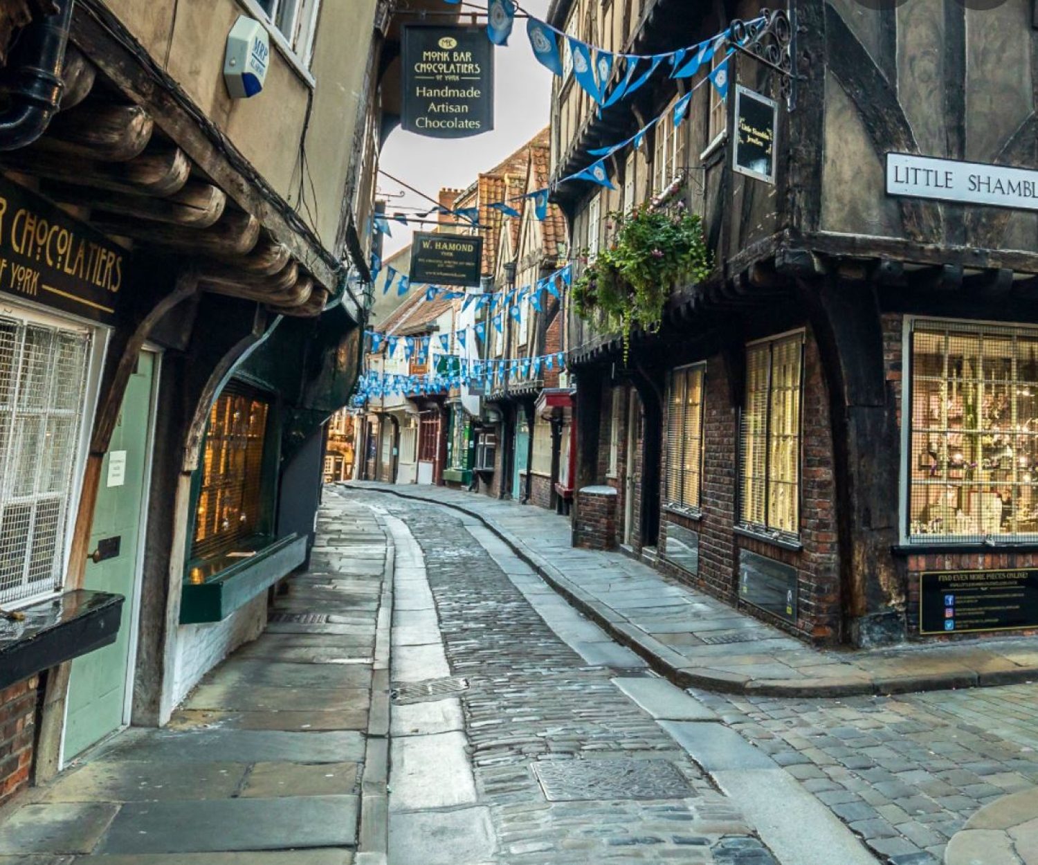 The 'Tudor Shambles' in York's historic town centre